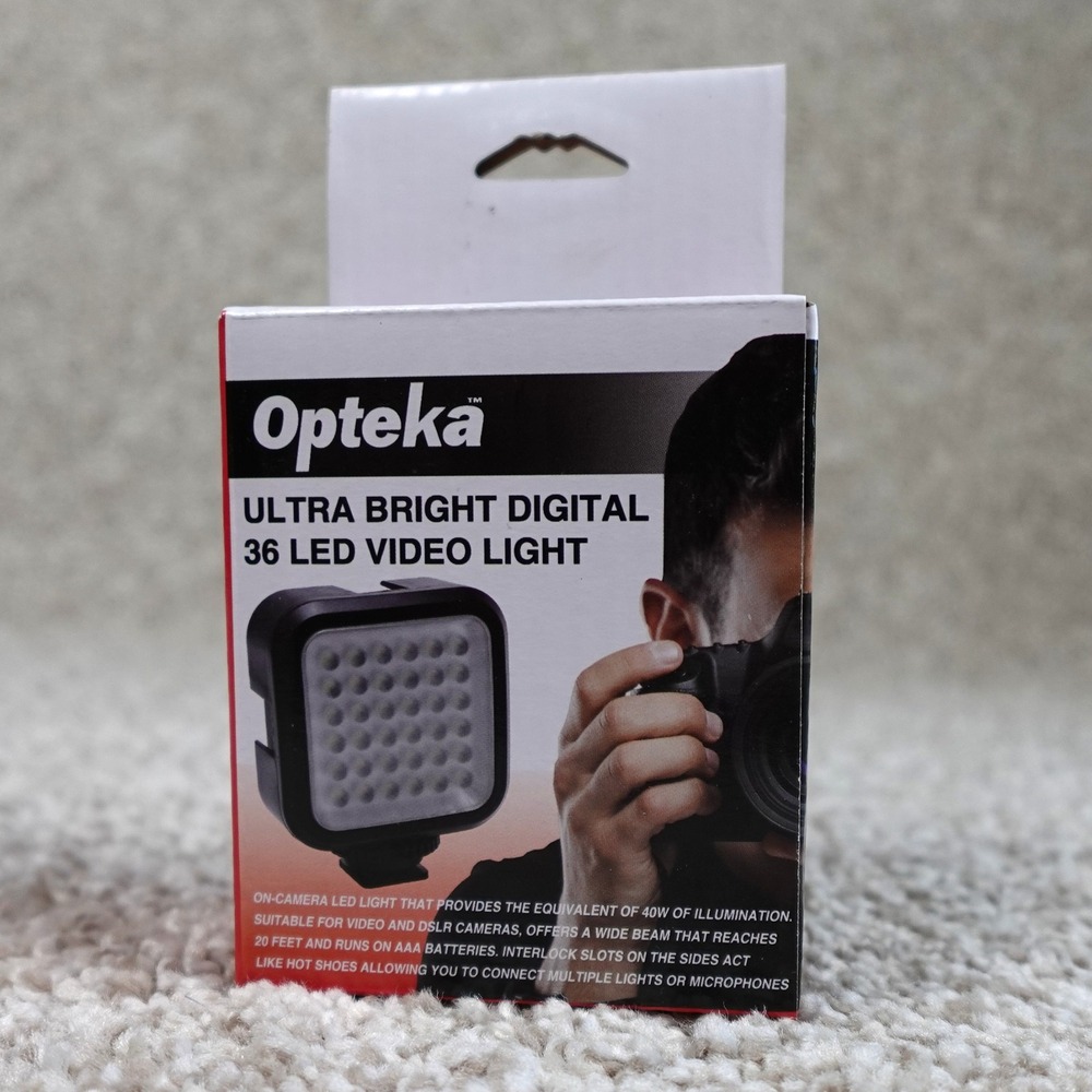 Opteka Ultra Bright Digital 36 LED Video Light for DSLR and Camcorders 40W Equiv